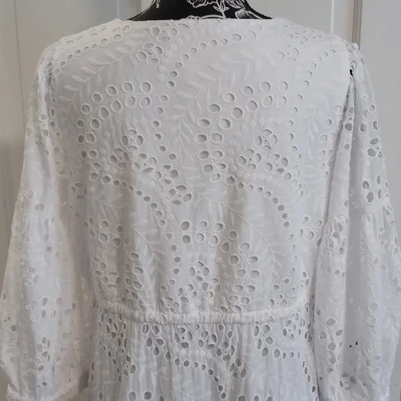 🤍HTF Lilly Pulitzer🤍 - Breanne Elbow Sleeve Eyelet Maxi Dress - Picture 7 of 15